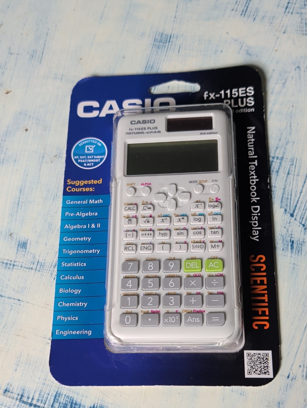 Casio White Scientific Calculator fx-115ES PLUS